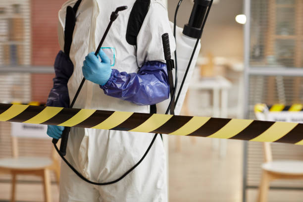 Professional Biohazard Cleanup technician working in Annandale, NJ